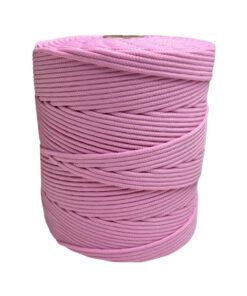 Corda Náutica de Polipropileno 2mm Rolo com 420 metros - Cor: Rosa Bebê