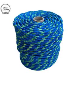 Corda Náutica de Polipropileno 6mm Rolo com 90 metros – Cor: Azul Royal Mesclado Com Verde Pistache - Image 1