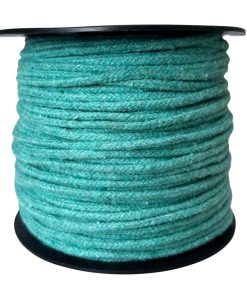 Corda Trançada de Algodão 3mm Rolo Com 75 metros -Cor: Jade - Imagem 1