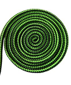 Corda Náutica de Polipropileno 8mm (50 metros) – Cor: Verde Pistache Listrado Com Preto - Image 1