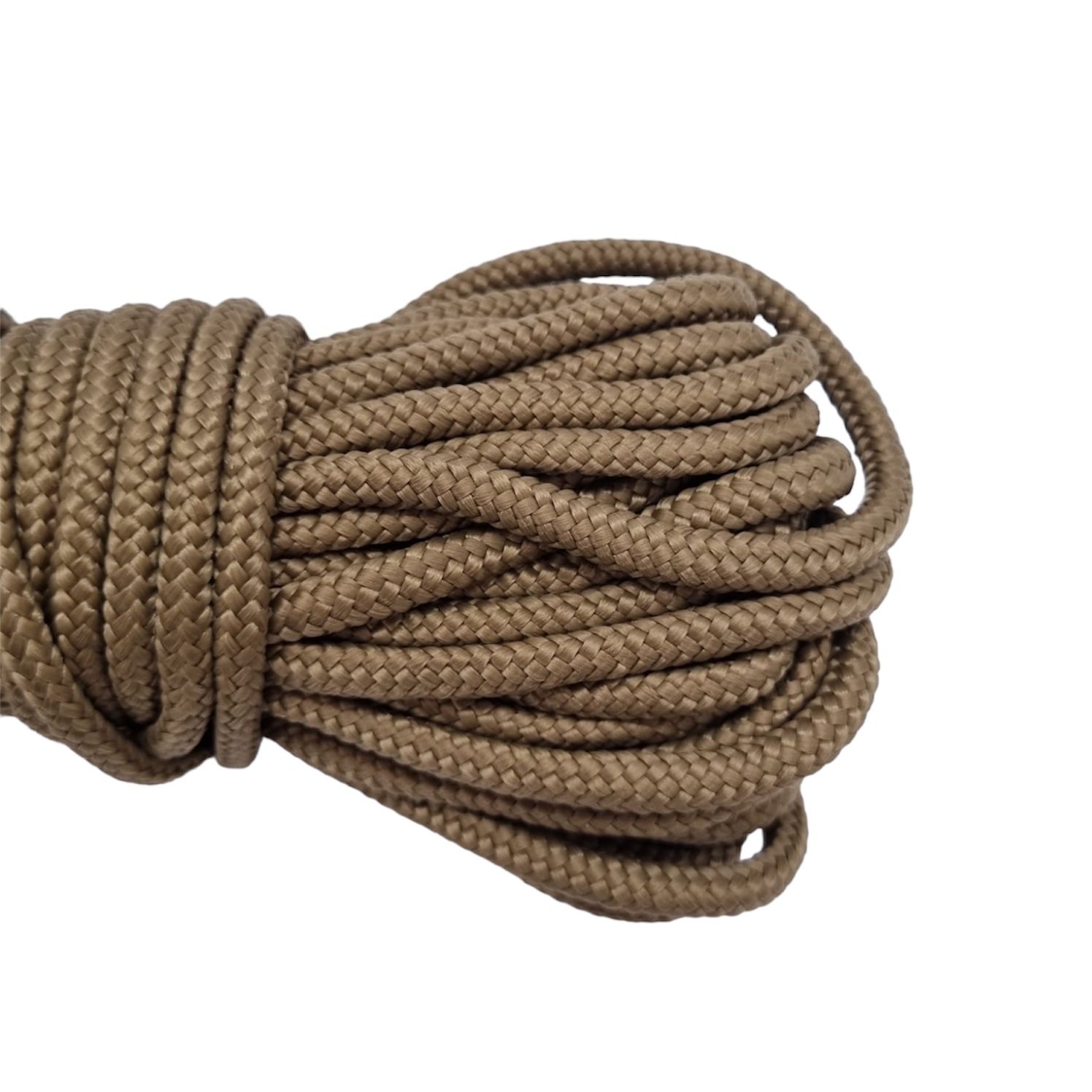 Cintino per Tapparelle Avvolgibili Metri 50 Corda Cotone Bicolore Grigio/Beige Cinghia