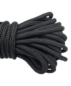 Corda Náutica de Polipropileno Carretel 6,0mm Com 180 metros – Cor:Preto - Image 1