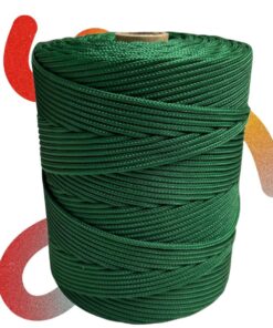 Corda Náutica de Polipropileno 3mm Rolo com 200 metros - Cor: Verde Bandeira - Image 1