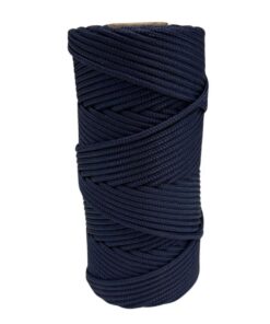Corda Náutica de Polipropileno 2mm Rolo com 100 metros – Cor: Azul Marinho - Imagem 1