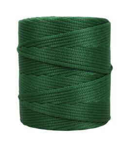 Cordão agulhado 4mm Rolo com 360 metros – Cor: Verde Bandeira