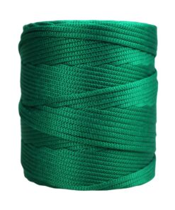 Cordão agulhado 4mm Rolo com 360 metros – Cor: Verde Cabaré