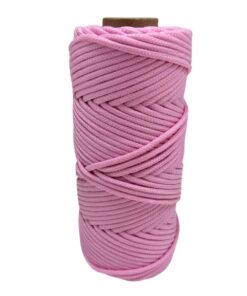 Corda Náutica de Polipropileno 2mm Rolo com 40 metros – Cor: Rosa Bebê