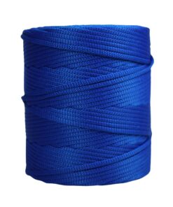 Cordão agulhado 5mm Rolo com 300 metros - Cor: Azul Royal