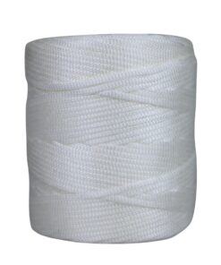 Cordão agulhado 4mm Rolo com 360 metros – Cor: Branco