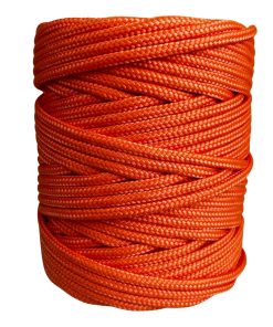 Corda Náutica de Polipropileno 5mm Rolo com 140 metros - Cor: Laranja
