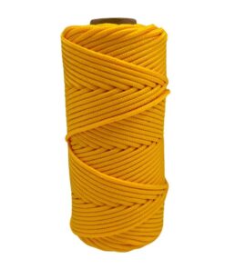 Corda Náutica de Polipropileno 4mm com 35 metros – Cor: Amarelo - Imagem 1