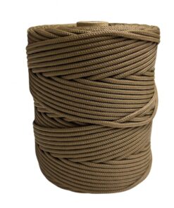 Corda Náutica de Polipropileno 4mm Rolo com 140 metros – Cor: Caramelo