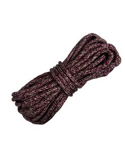 Corda Náutica de Polipropileno 5,0mm Com 10 metros – Cor: Vinho Mesclado Com Rami