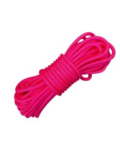 Corda Náutica de Polipropileno 6mm (50 Metros) – Cor: Rosa Fluorescente - Imagem 1