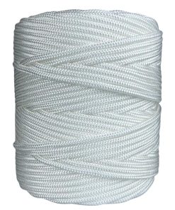 Corda Náutica de Polipropileno 6mm Rolo com 90 metros - Cor: Branco