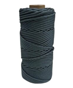 Corda Náutica de Polipropileno 4mm com 35 metros – Cor: Cinza Chumbo