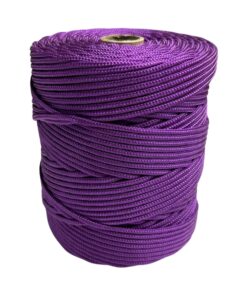 Corda Náutica de Polipropileno 4mm Rolo com 140 metros - Cor: Roxo