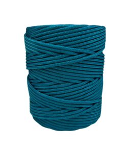 Corda Náutica de Polipropileno 4mm Rolo com 140 metros - Cor: Azul Turquesa