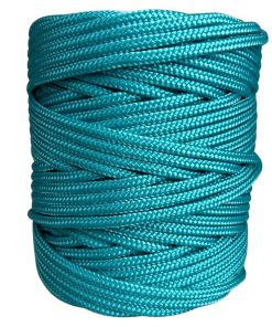 Corda Náutica de Polipropileno 5mm Rolo com 140 metros – Cor: Azul Tiffany