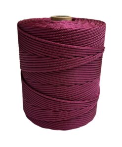 Corda Náutica de Polipropileno 3mm Rolo com 200 metros - Cor: Vinho