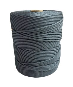 Corda Náutica de Polipropileno 3mm Rolo com 200 metros - Cor: Cinza Chumbo