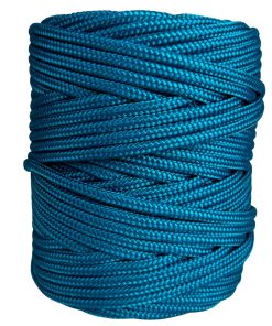 Corda Náutica de Polipropileno 5mm Rolo com 140 metros - Cor: Azul Turquesa