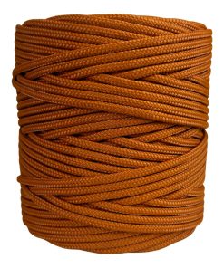 Corda Náutica de Polipropileno 5mm Rolo com 140 metros – Cor: Terracota - Imagem 1