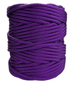 Corda Náutica de Polipropileno 6mm Rolo com 90 metros - Cor: Roxo