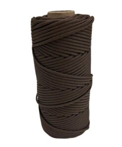 Corda Náutica de Polipropileno 3mm com 50 metros – Cor: Marrom