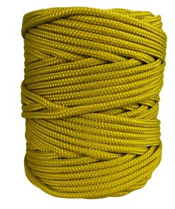 Corda Náutica de Polipropileno 6mm Rolo com 90 metros - Cor: Mostarda