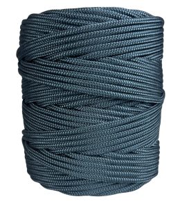 Corda Náutica de Polipropileno 6mm Rolo com 90 metros - Cor: Cinza Chumbo