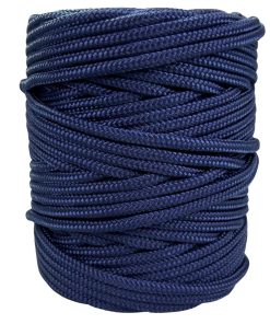 Corda Náutica de Polipropileno 5mm Rolo com 140 metros - Cor: Azul Marinho