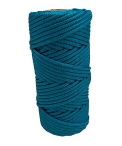 Corda Náutica de Polipropileno 3mm Rolo com 25 metros – Cor: Azul Turquesa