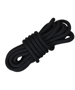 Carretel De Corda Náutica de Polipropileno 8mm (100 metros) - Cor: Preto - Imagem 1