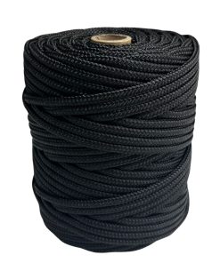 Corda Náutica de Polipropileno 5mm Rolo com 140 metros - Cor: Preto