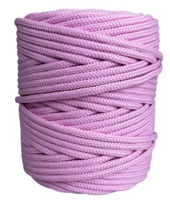 Corda Náutica de Polipropileno 6mm Rolo com 90 metros - Cor: Rosa Bebê