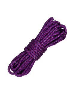 Corda Náutica de Polipropileno 6mm (50 Metros) – Cor: Violeta Com Pink ( Zig Zag ) - Imagem 1