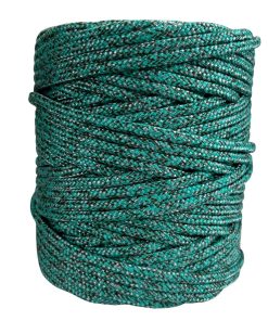 Corda Náutica de Polipropileno 6mm Rolo com 90 metros – Cor: Verde Tiffany Mesclado