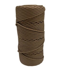 Corda Náutica de Polipropileno 3mm Rolo com 25 metros – Cor: Caramelo