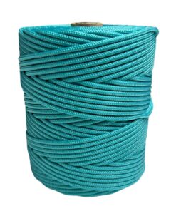Corda Náutica de Polipropileno 3mm Rolo com 200 metros - Cor: Azul Tiffany