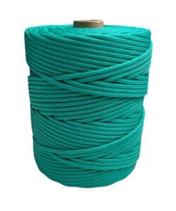 Corda Náutica de Polipropileno 3mm Rolo com 200 metros - Cor: Verde Tiffany