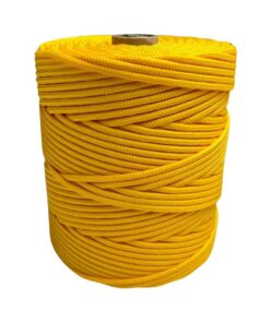 Corda Náutica de Polipropileno 4mm Rolo com 140 metros - Cor: Amarelo