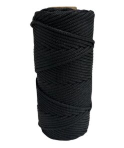 Corda Náutica de Polipropileno 2,5mm Rolo com 30 metros – Cor: Preto