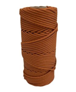 Corda Náutica de Polipropileno 4mm com 35 metros – Cor: Terracota