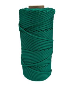 Corda Náutica de Polipropileno 2,5mm Rolo com 30 metros – Cor: Verde Cabaré