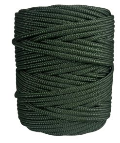 Corda Náutica de Polipropileno 6mm Rolo com 90 metros - Cor: Verde Militar - Imagem 1