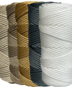 Corda Náutica de Polipropileno 2,5mm Kit 5 Cores com 70 metros – Neutros Naturais