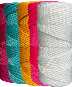 Corda Náutica de Polipropileno 4mm Kit 5 Cores com 35 metros – Doce Retrô
