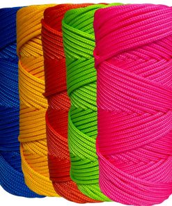 Corda Náutica de Polipropileno 3mm Kit 5 Cores com 50 metros – Festival De Cores