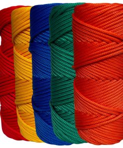 Corda Náutica de Polipropileno 3mm Kit 5 Cores com 50 metros – Pirulito